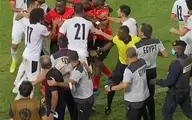 درگیری بازیکنان آنگولا و مصر در مقدماتی جام جهانی