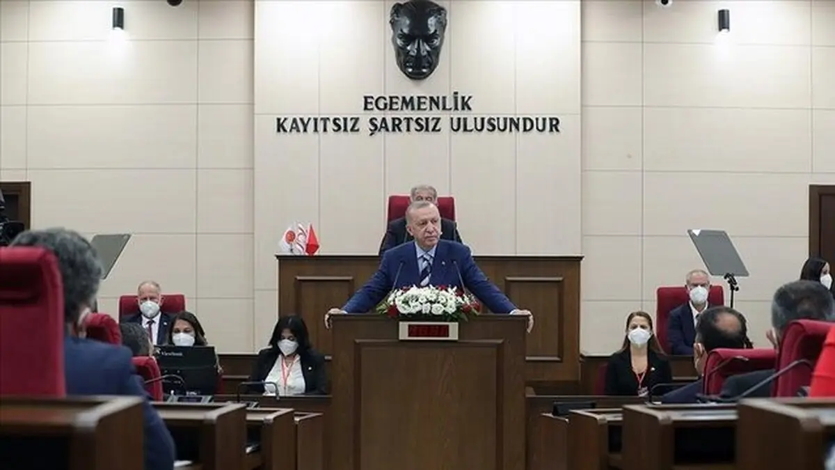 اردوغان: وحدت قبرس شمالی بالاتر از همه ملاحظات سیاسی است