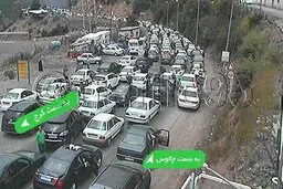جاده چالوس یک‌طرفه شد