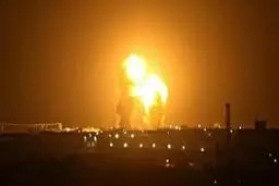 موشک کاتیوشا   |  پالایشگاه نفت مورد اصابت موشک کاتیوشا قرار گرفت