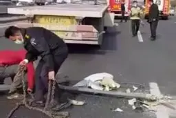 
دلیل سقوط ۵ تیر چراغ برق در بزرگراه آزادگان مشخص شد