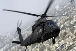 سقوط یک بالگرد نظامی آمریکا/ ۲ نفر مفقود شدند 