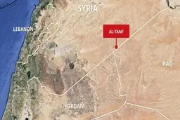حمله پهپادی به پایگاه آمریکایی التنف 