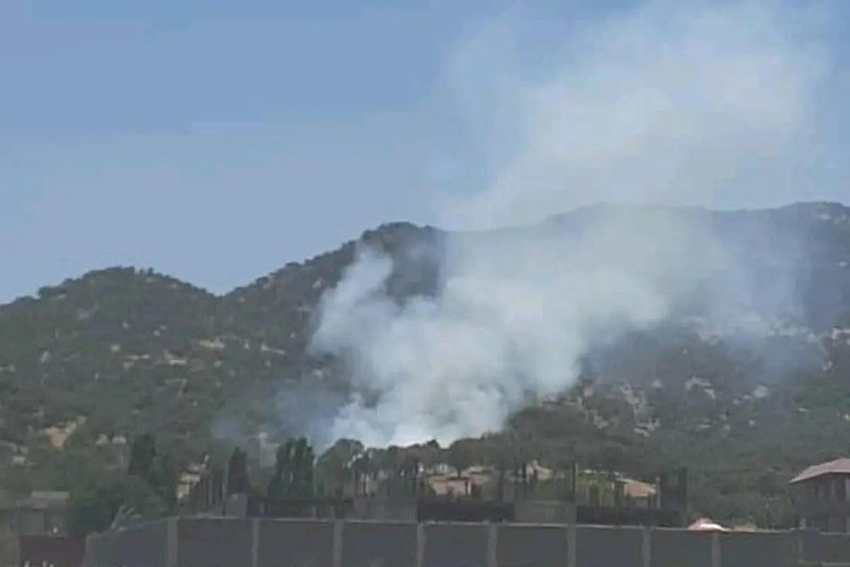  آتش سوزی درجنگل‌های کوه‌های شرق یاسوج 