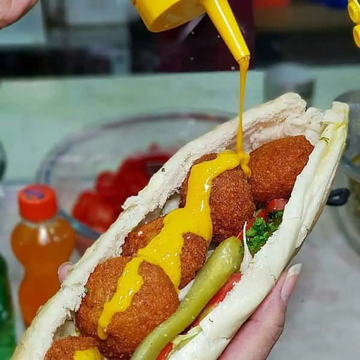 فلافل رو اینطوری که میگم درست کن، محشر میشه | طرز تهیه فلافل به روش رستورانی + ترفند های مخصوص فست فودی ها و دستور تهیه سس مخصوص فلافل 