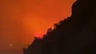 آتش سوزی آخرالزمانی در شهر تنومه عربستان! + ویدئو