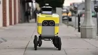 لحظه‌ی له شدن یک ربات تحویل غذا زیر قطار+ویدئو 