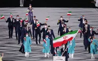 رژه کاروان ایران در مراسم افتتاحیه المپیک زمستانی ۲۰۲۲ پکن+ویدئو