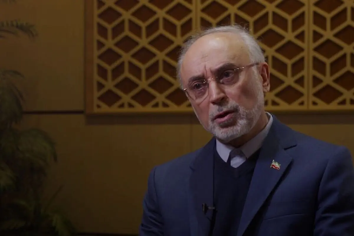 سوال پی بی اس: آیا در ایران کسانی هستند که داشتن بمب اتمی را مناسب بدانند؟ |  پاسخ صالحی: نمی دانم شاید باشند؛ اما فتوای رهبر انقلاب در حرمت بمب اتم، حرف نهایی ایران است