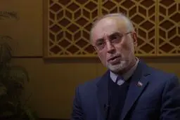 سوال پی بی اس: آیا در ایران کسانی هستند که داشتن بمب اتمی را مناسب بدانند؟ |  پاسخ صالحی: نمی دانم شاید باشند؛ اما فتوای رهبر انقلاب در حرمت بمب اتم، حرف نهایی ایران است