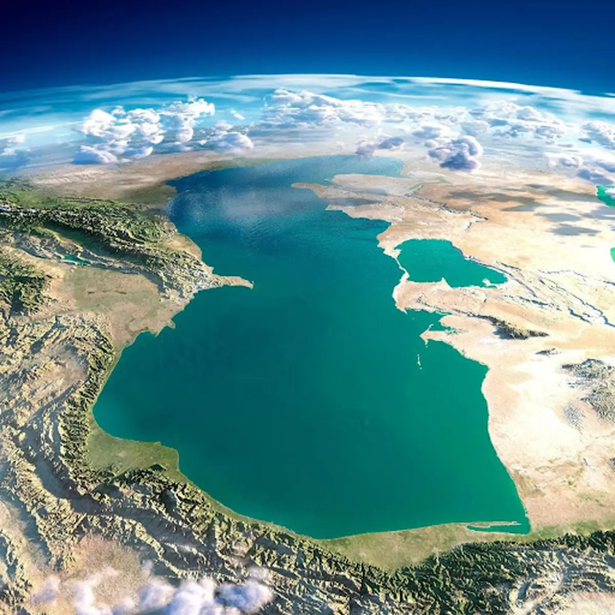 مقایسه فوق العاده جالب عمق دریای خزر و خلیج فارس با دیگر نقاط عمیق دریاها و اقیانوس ها + ویدئو