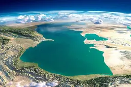 مقایسه فوق العاده جالب عمق دریای خزر و خلیج فارس با دیگر نقاط عمیق دریاها و اقیانوس ها + ویدئو