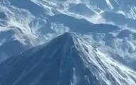 نمایی نزدیک و زیبا از قله دماوند+ویدئو 