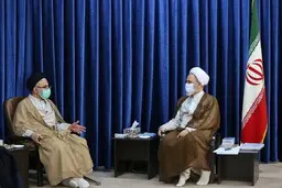 دیدار وزیر اطلاعات با آیت الله اعرافی