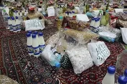توزیع بسته‌های معیشتی ارتش در روستاهای هرمزگان 