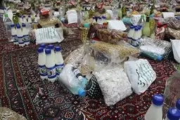 توزیع بسته‌های معیشتی ارتش در روستاهای هرمزگان 
