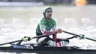 مدال طلای فاطمه مجلل در روئینگ قهرمانی آسیا