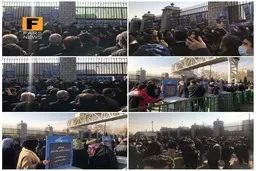 تجمع اهالی تئاتر در مقابل مجلس شورای اسلامی