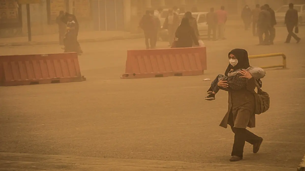 گرد و خاک دوباره آسمان استان خوزستان را فرا می‌‌گیرد