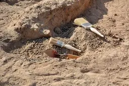 کشف یک محوطه باستانی در جیرفت