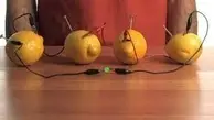 آزمایش تولید برق از لیمو ترش!+ویدئو