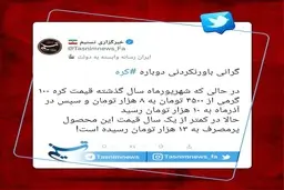 گرانی باورنکردنی دوباره «کَره» 
