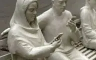 حاشیه‌های حجاب یک مجسمه در گرگان؛ چرا المان «تنها با هم» برداشته شد؟ + عکس