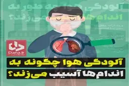 آلودگی هوا چگونه به اندام‌ها آسیب می‌زند؟ + ویدئو