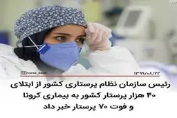 درد و دل غم انگیز یک پرستار در فضای مجازی