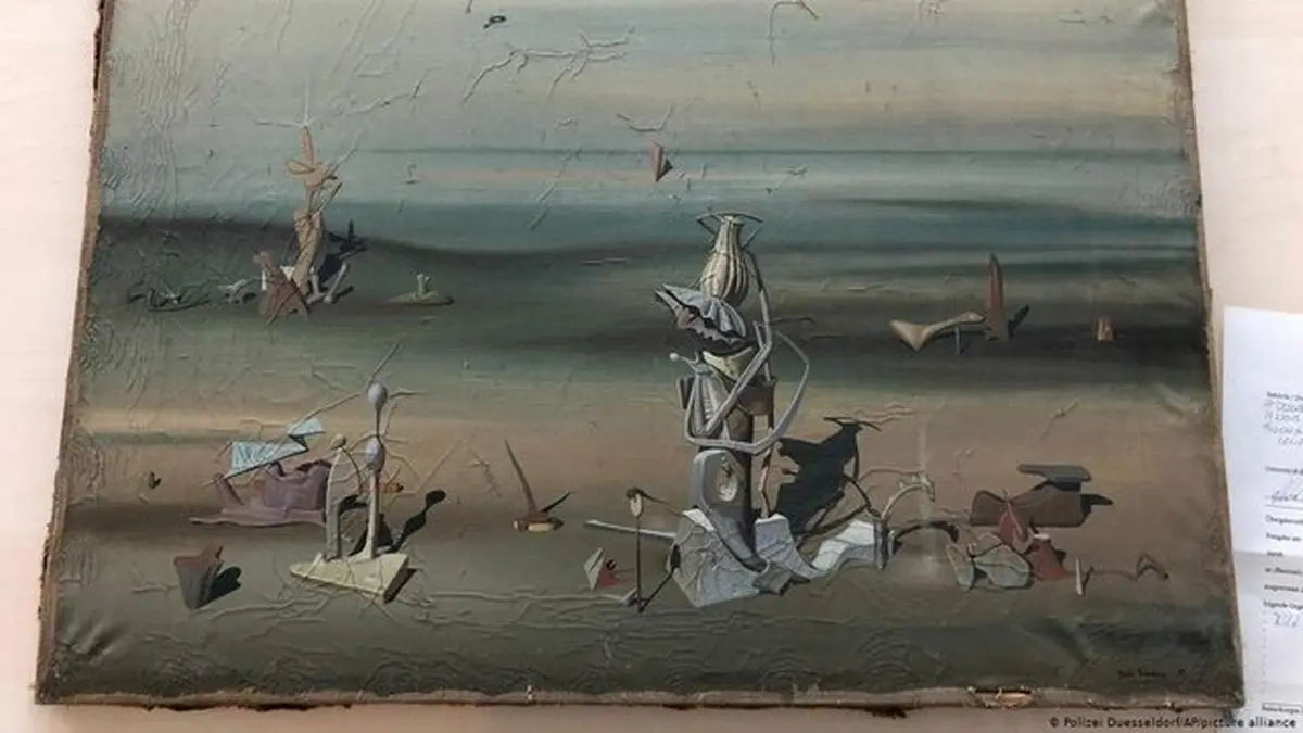 نقاشی ۲۸۰ هزار یورویی از نابودی حتمی نجات پیداکرد