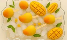 طرز تهیه بستنی سه بعدی انبه | بستنی ترند انبه رو خودت درست کن +ویدئو