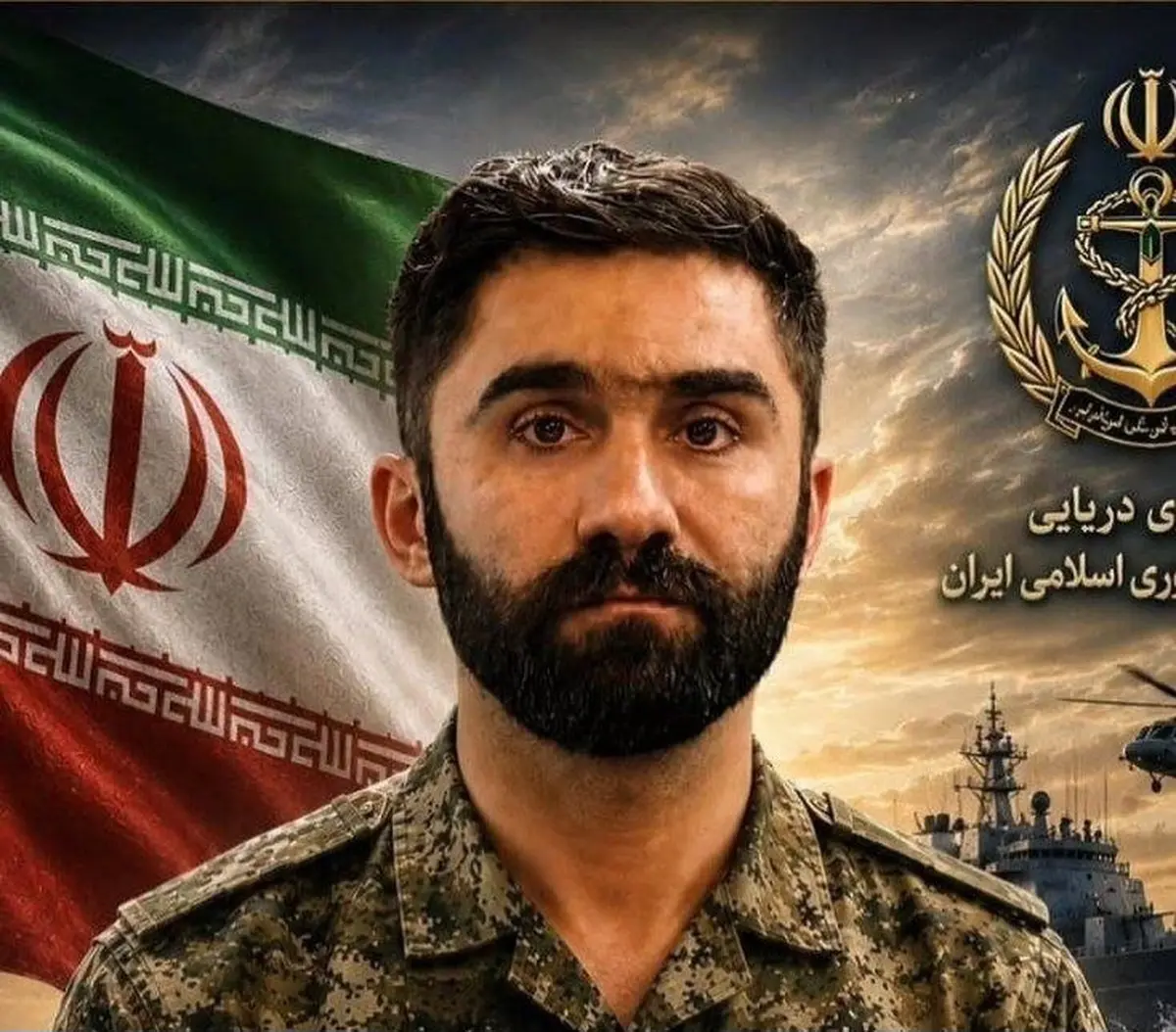 شهادت یکی از افسران پدافند نیروی دریایی ارتش | شهادت حمیدرضا دهقان افسر پدافند نیروی دریایی ارتش در جاسک