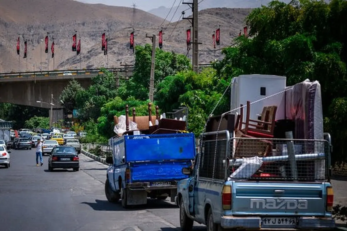ترافیک سنگین در محور چالوس