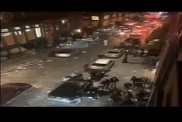 هرج‌ و ‌مرج در خیابان‌های نیویورک + فیلم