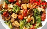 بیا بهت یاد بدم این خوراک مرغ خوشمزه و آسونو درست کنی | طرز تهیه خوراک مرغ +ویدیو
