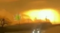 لحظه انفجار مهیب در منطقه تخرکاسی اوکراین+ویدئو
