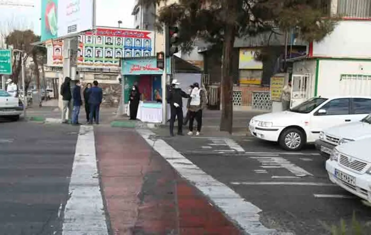 وضعیت غیر عادی در  یکی از محله های پرتردد تهران