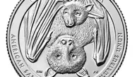 آمریکا سکه‌های جدید ۲۵ سنتی با تصویر خفاش را روانه بازار کرد