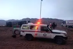 
واژگونی اتوبوس در محور دلیجان اصفهان