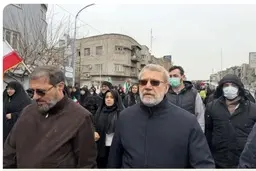 دستنوشته علی لاریجانی برای شهدای ناوشکن دنا