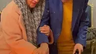 تولد ۹۰ سالگی استاد ایرج خواجه امیری در کنار همسرش+ویدئو