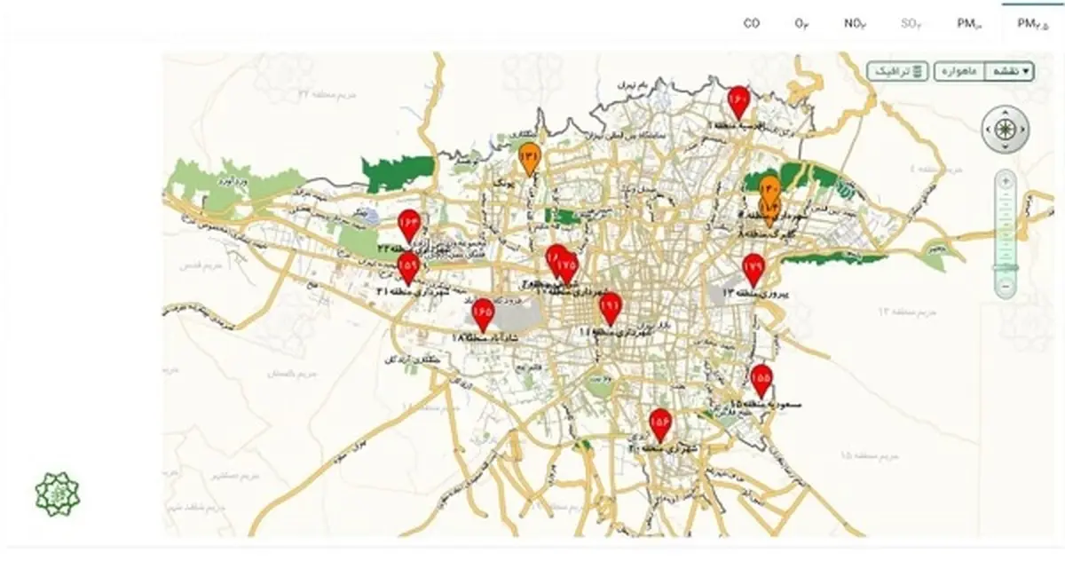 شهرداری تهران اکثر دستگاه‌های سنجش آلودگی هوا را از دسترس خارج کرد!
