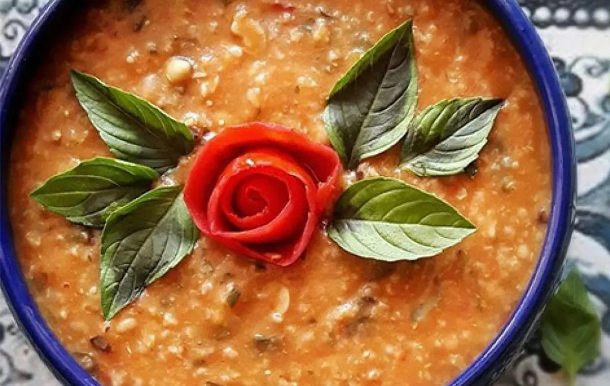 واسه این هوای سرد یه غذای متفاوت درست کن! | طرز تهیه آش گوجه تبریزی +ویدئو