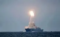 لحظه برخورد موشک اوکراینی‌ها به بزرگترین کشتی جنگی روسیه +ویدئو