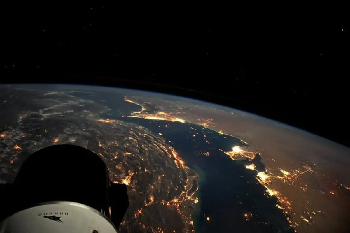  جدیدترین تصویر خلیج فارس از منظر ایستگاه فضایی بین‌المللی +عکس