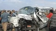 تصادف ۲ وَن حامل زائران ایرانی در بصره | 10 نفر فوت کردند