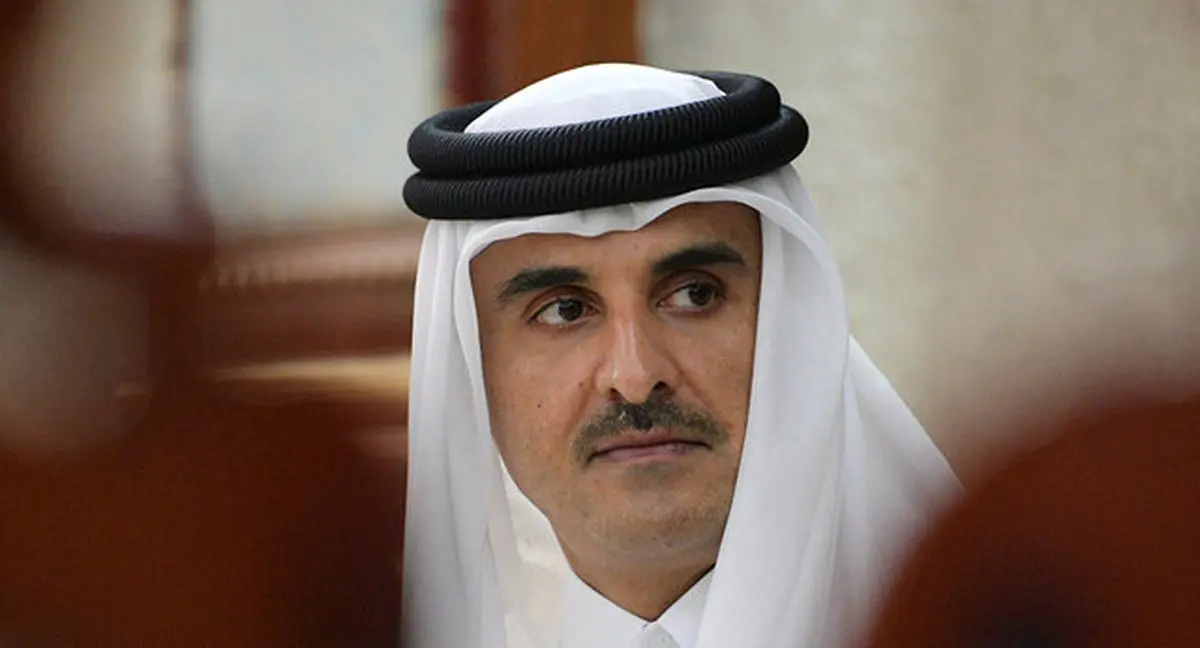 تاکید امیر قطر بر تداوم تلاش‌ها برای توقف تجاوزات به فلسطینی‌ها و مسجد الاقصی