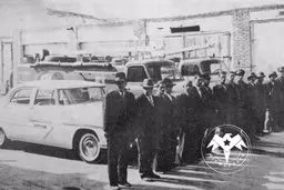 تصویر فوق قدیمی از اولین آتش نشانی در ایران 