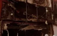 آجیل‌فروشی مالک متروپل در آبادان را آتش زدند+ویدئو