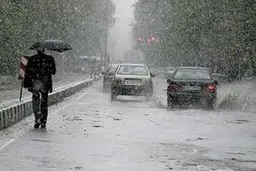 بارش باران، برف و وزش باد دربرخی از استانها 